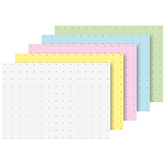 Karteikarten | A8, dotted, sortiert, 100 Stück